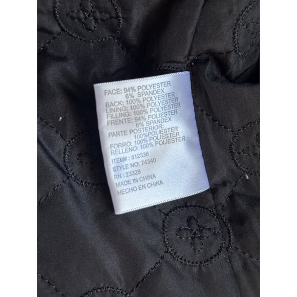 Kristen Blake Women’s Hooded Jacket Parka Raincoat Black Size M - Picture 8 of 8